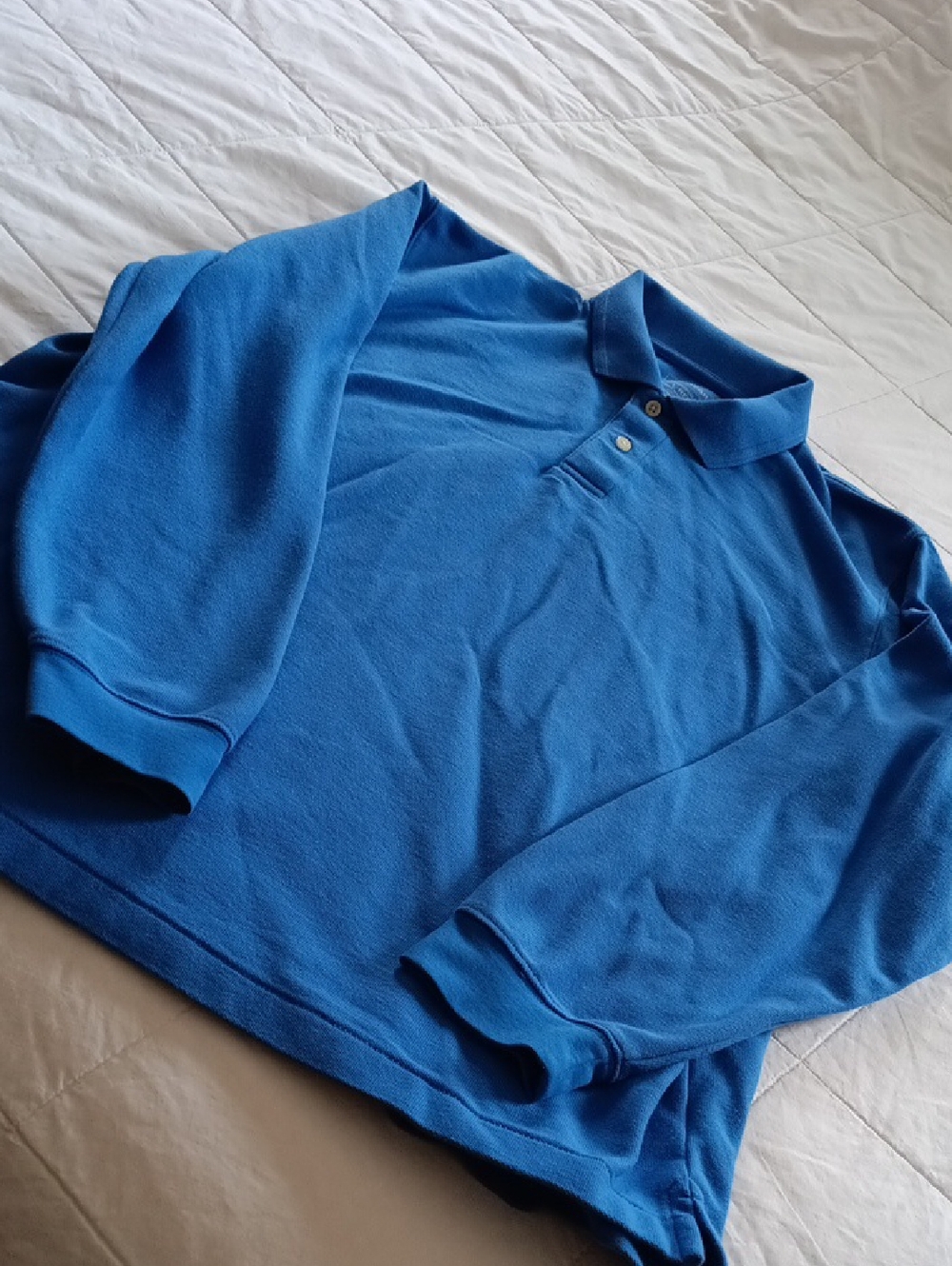 L.L. Bean Royal Blue Polo Shirt Like New.